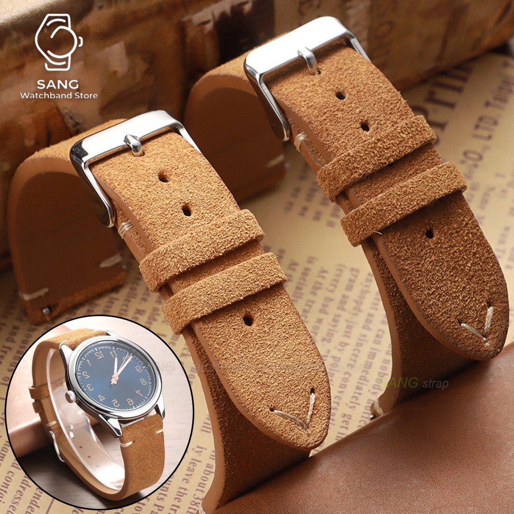 14/16/18/19/20/21/22mm Tali Ja - Suede Strap Watch ulasan dan harga